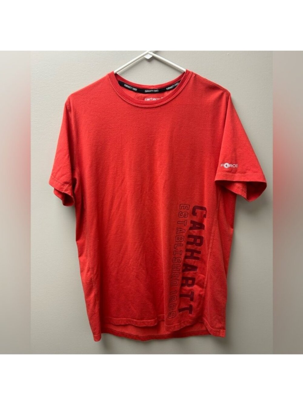 Carhartt Red Force Relaxed Fit Midweight Short Sleeve